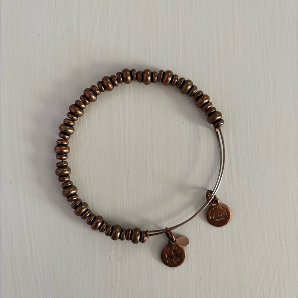 Alex and Ani Copper Beaded Bracelet